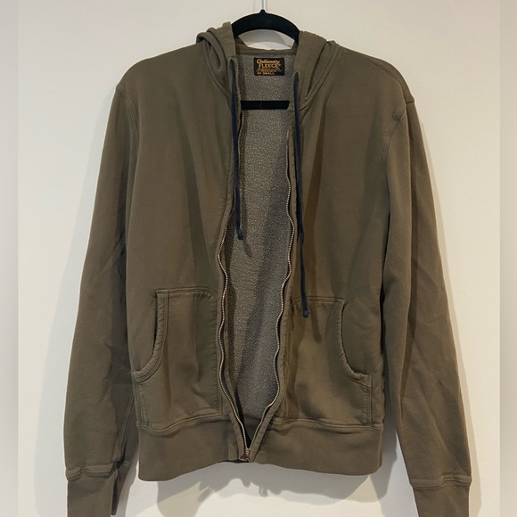 Green Zip Up Hoodie - Picture 4 of 4